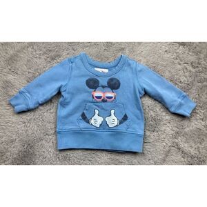 Gap x Disney blue Mickey Mouse sweatshirt